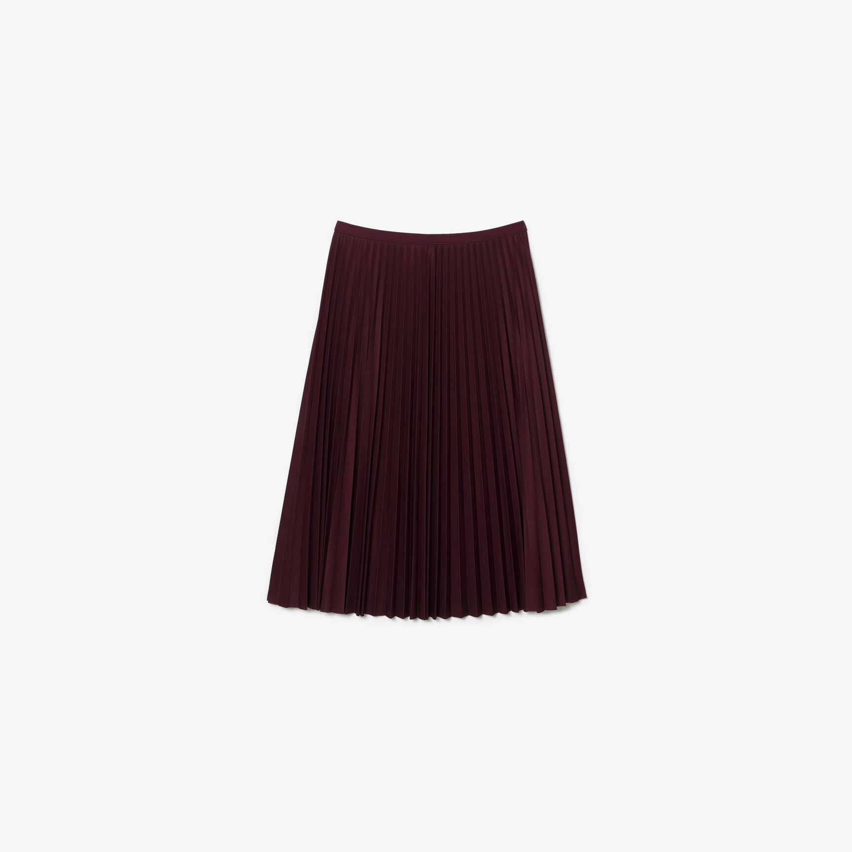 Elastic Waist Fluid Pleated Skirt