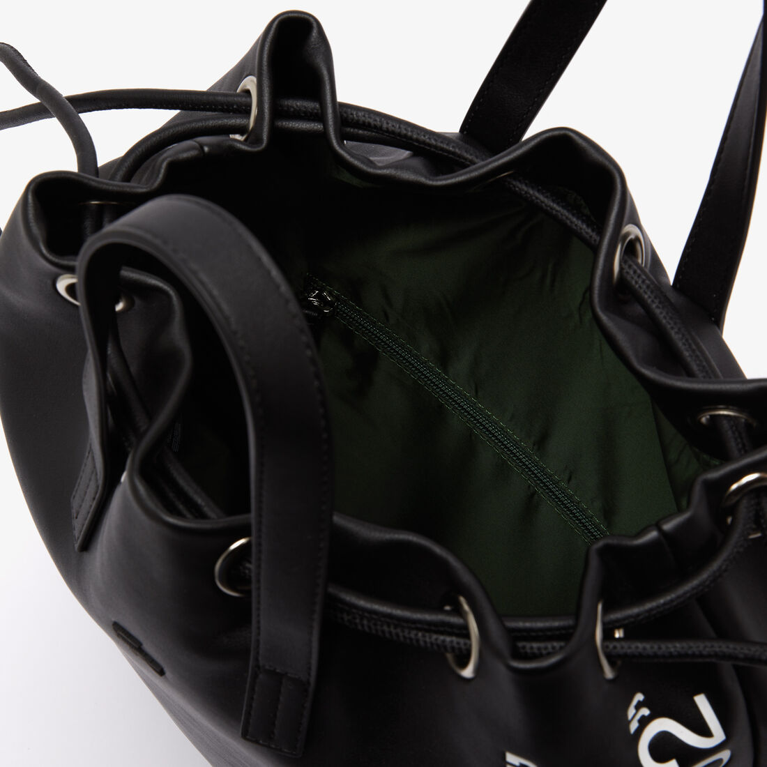 Unisex Lacoste Contrast Geographical Coordinate Flat Backpack Unisex Lacoste Contrast Geographical Coordinate Flat Backpack