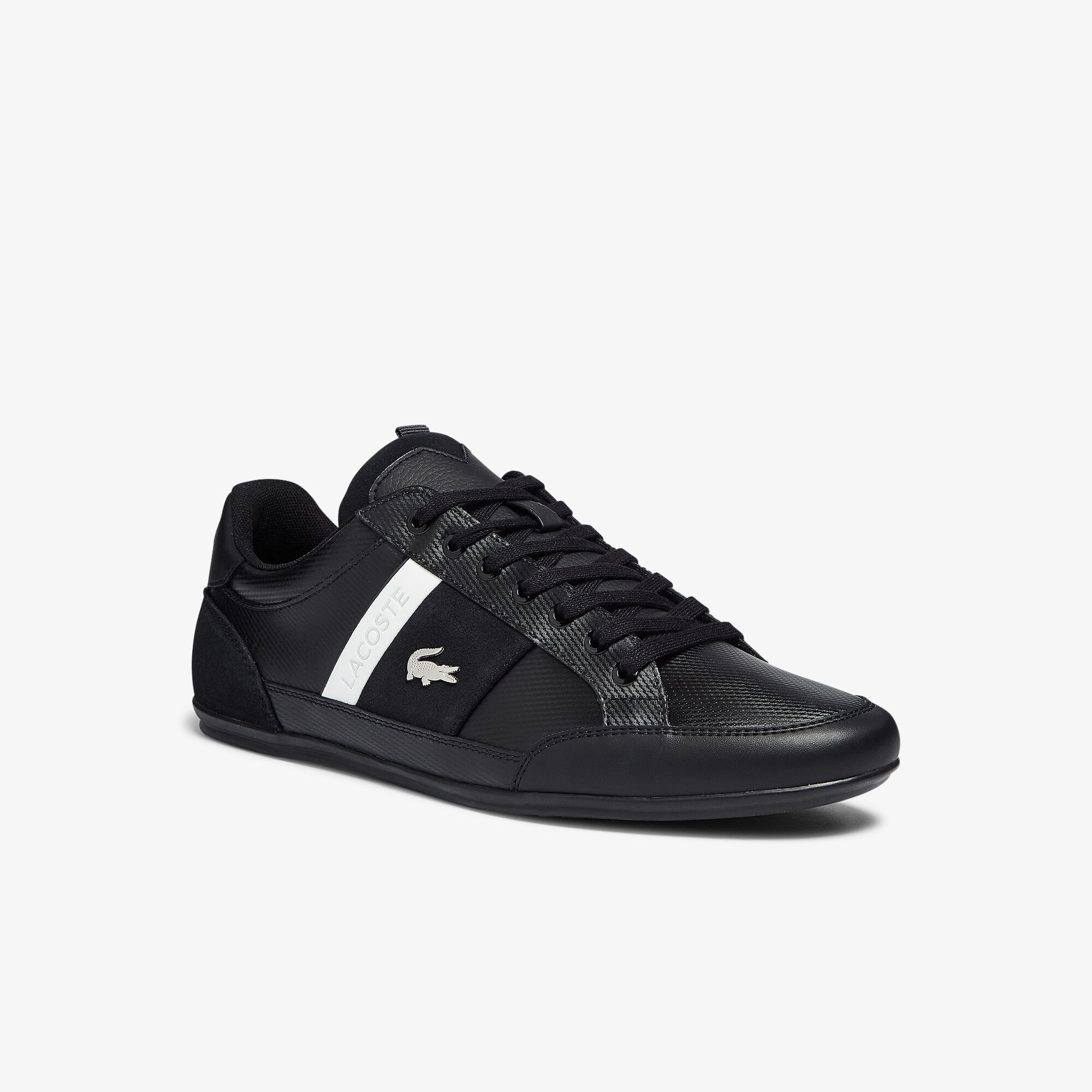 Lacoste suede trainers shop