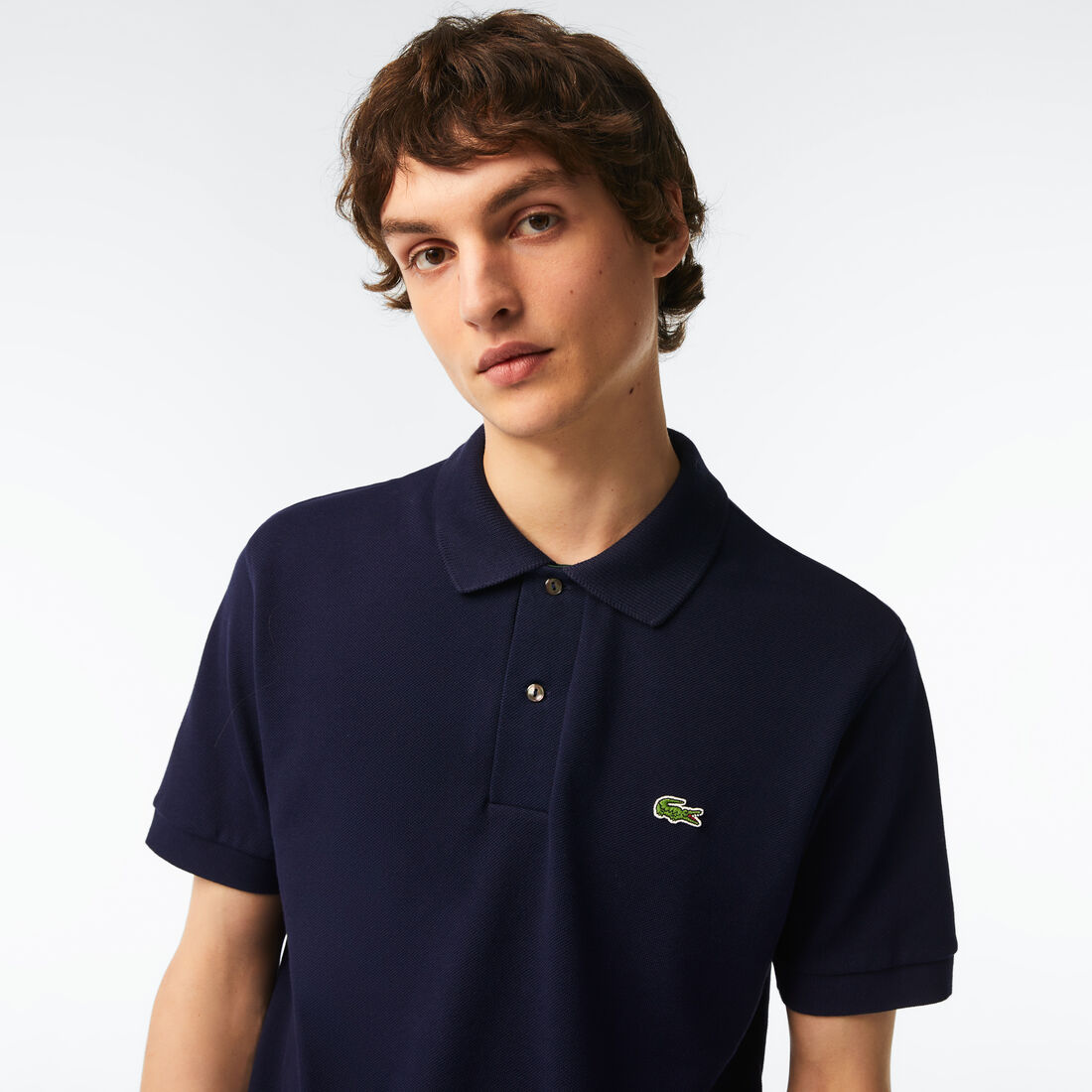 Men's Lacoste Classic Fit L.12.21 Organic Cotton Pique Polo Shirt Men's Lacoste Classic Fit L.12.21 Organic Cotton Pique Polo Shirt