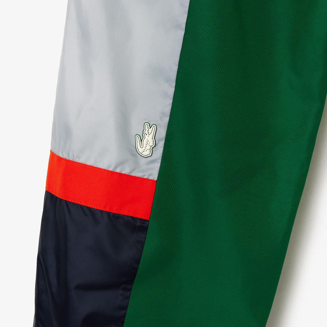 Mixed Material Colourblock Sportsuit Track Pants Mixed Material Colourblock Sportsuit Track Pants