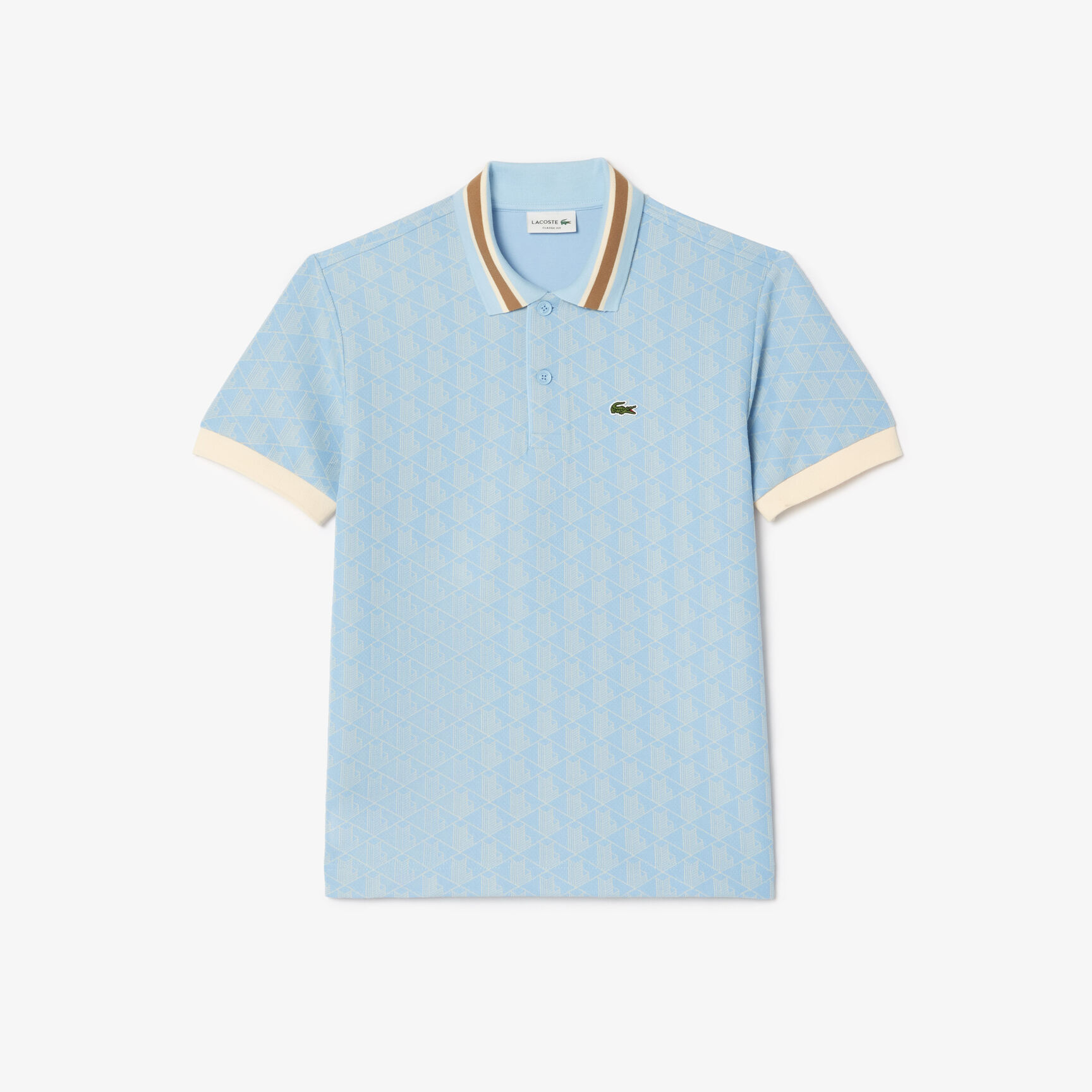 Classic Fit Monogram Jacquard Polo Shirt
