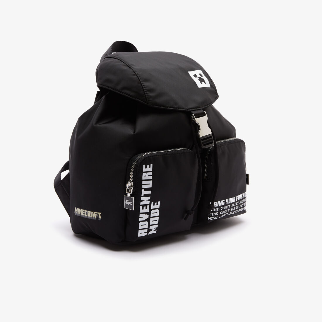 حقيبة ظهر نايلون مطبوعة للجنسين مجموعة Lacoste x Minecraft حقيبة ظهر نايلون مطبوعة للجنسين مجموعة Lacoste x Minecraft