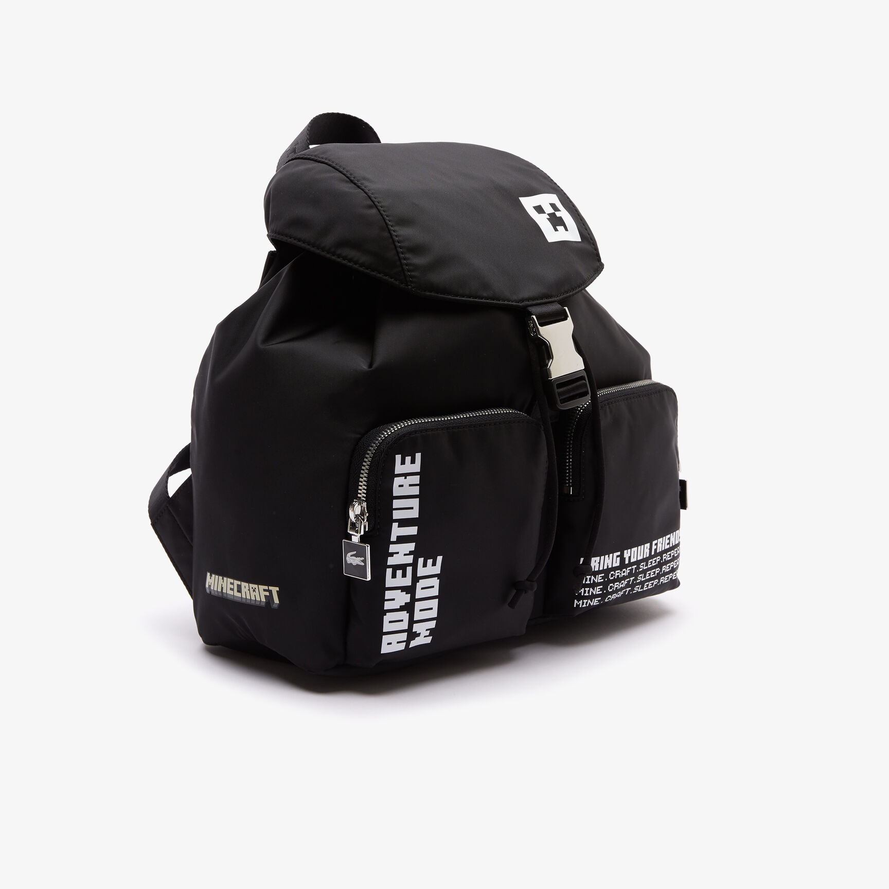 حقيبة ظهر نايلون مطبوعة للجنسين مجموعة Lacoste x Minecraft حقيبة ظهر نايلون مطبوعة للجنسين مجموعة Lacoste x Minecraft