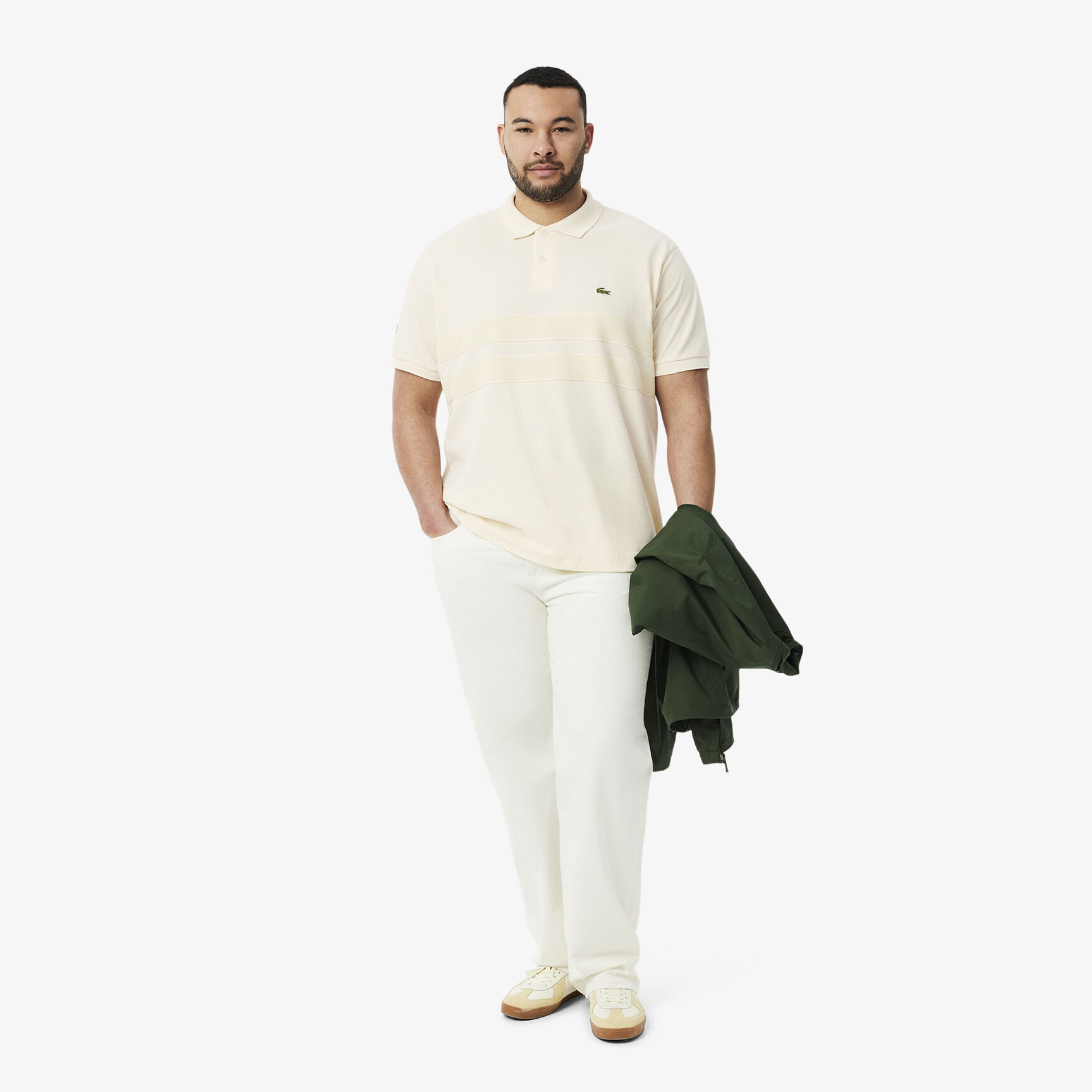 قميص بولو L.12.12 بقصة كلاسيكية صناعة فرنسية