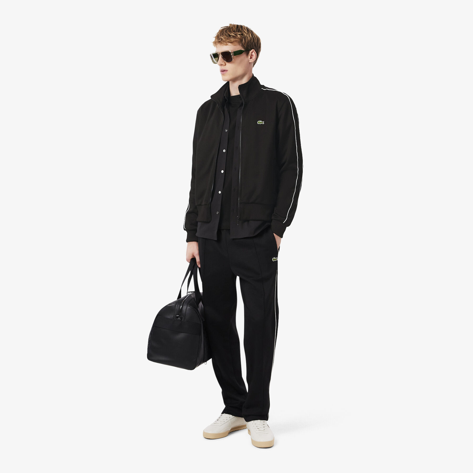 Paris Pique Zip Front Track Jacket lacoste paris pique zip front track jacket