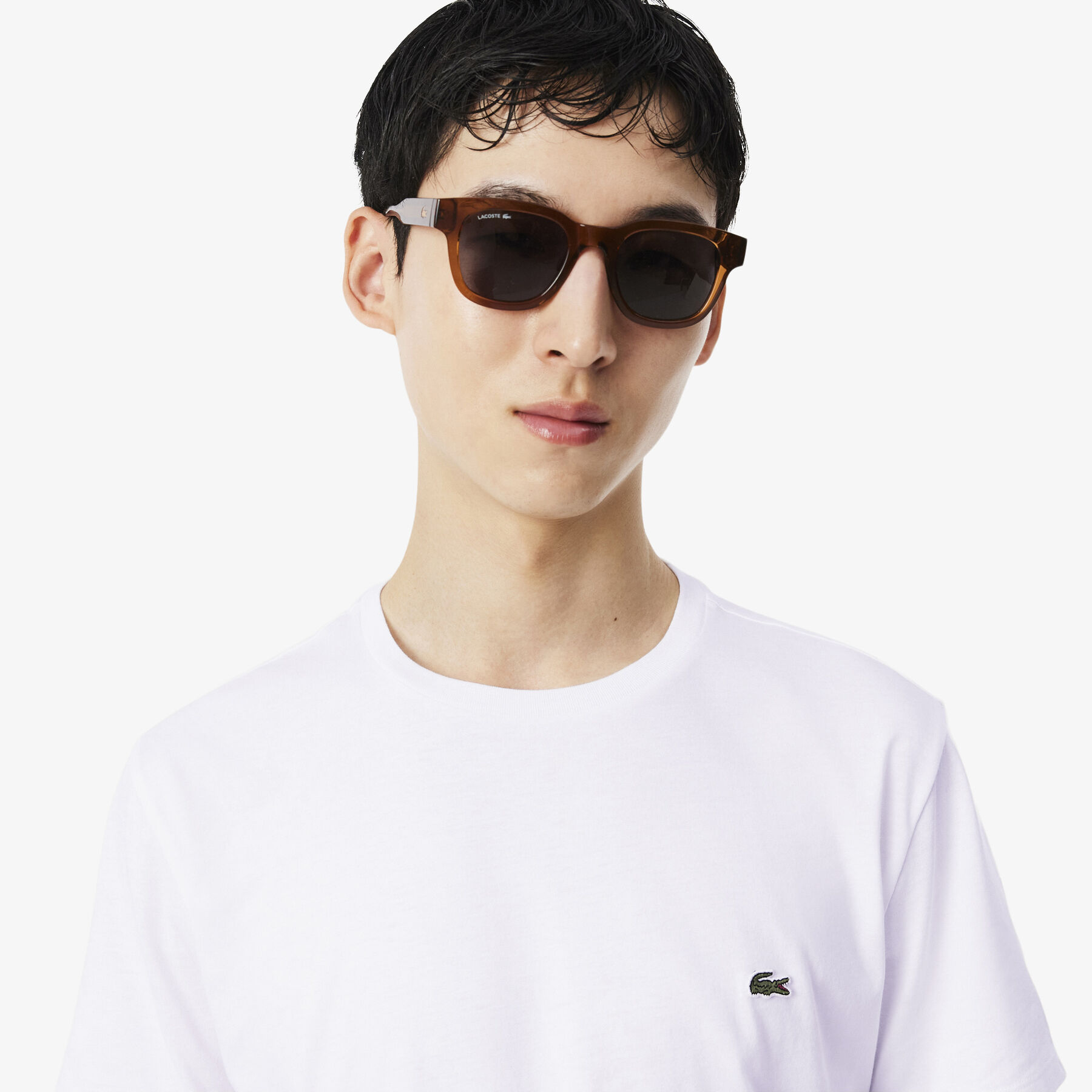 lacoste cotton pima t shirt