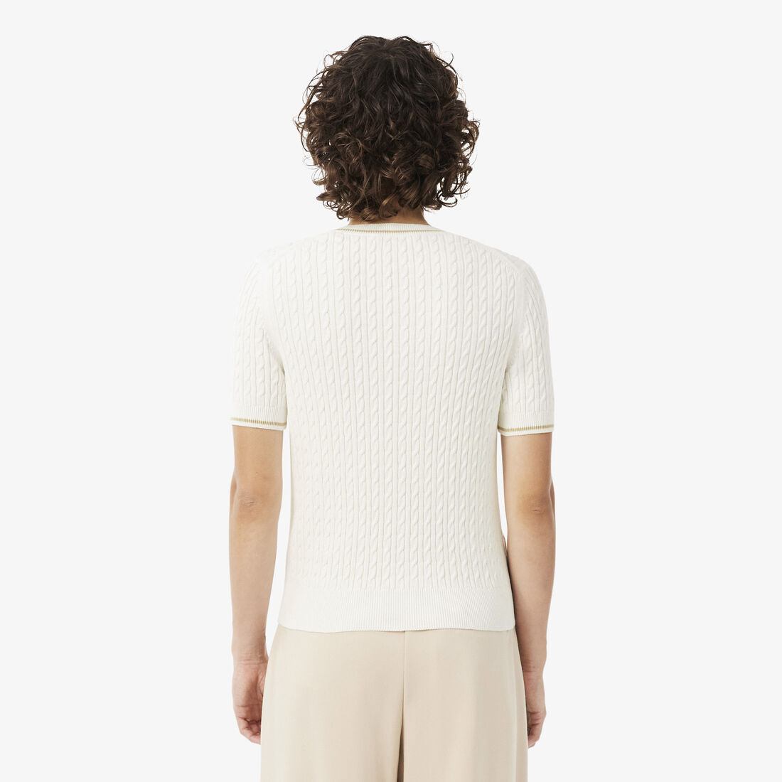 Short Sleeved Cable Knit Sweater Short Sleeved Cable Knit Sweater