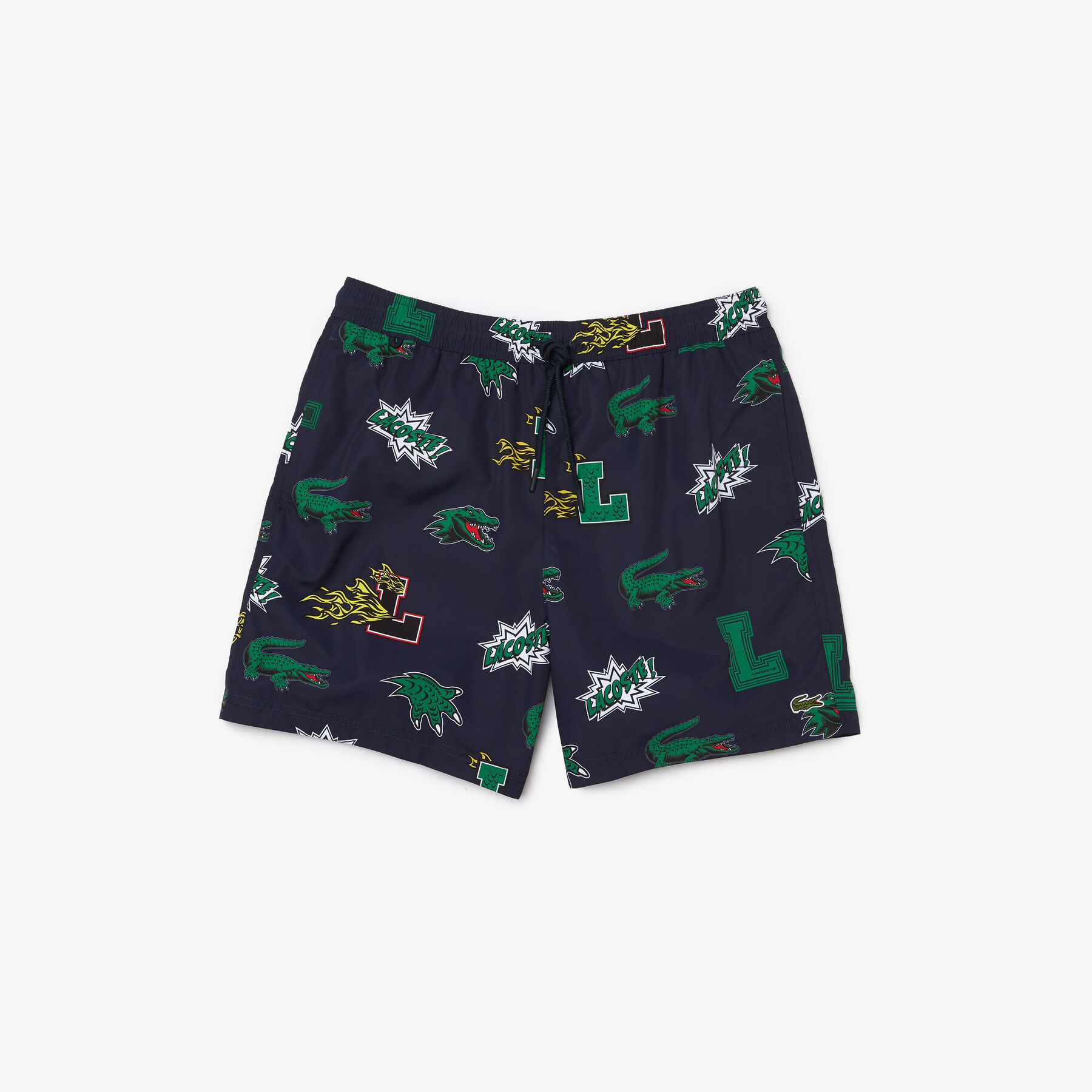 men s lacoste holiday mesh lined swimming trunks