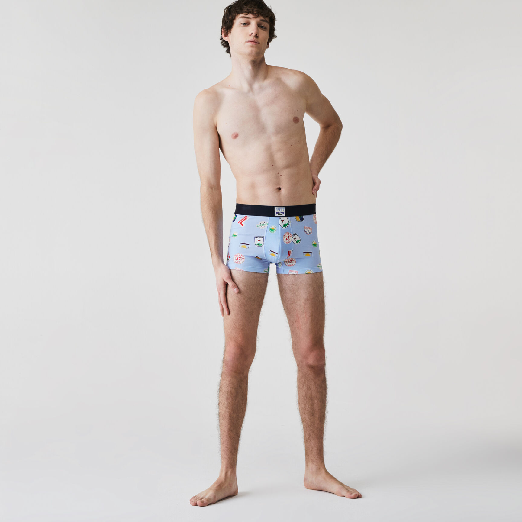 سروال داخلي للرجال من القطن المرن مع شارات عبوة 3 قطع سروال داخلي للرجال من القطن المرن مع شارات عبوة 3 قطع