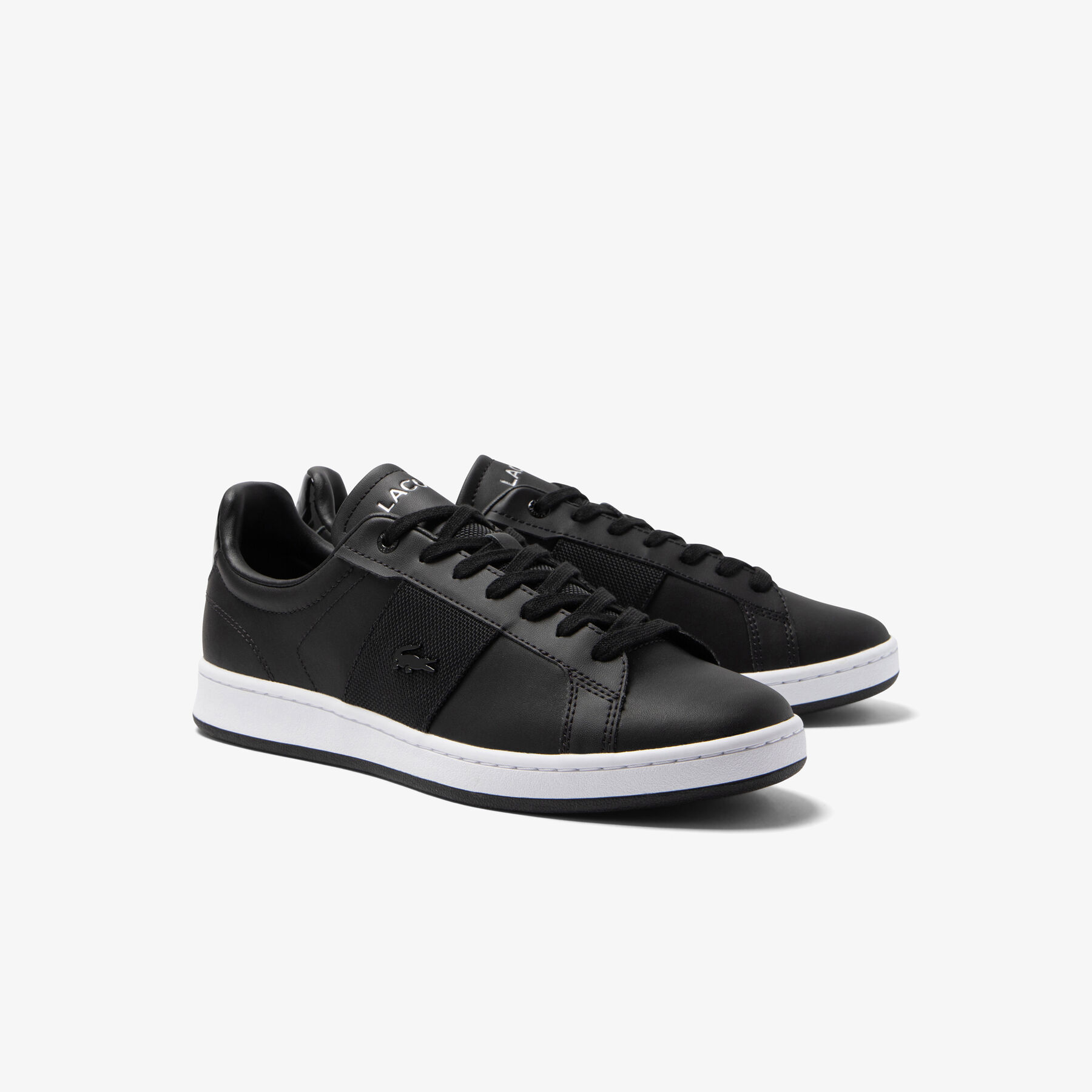 men s lacoste carnaby pro leather premium trainers