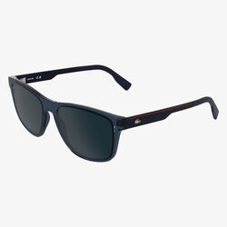 lacoste stripes   piping rectangle glasses