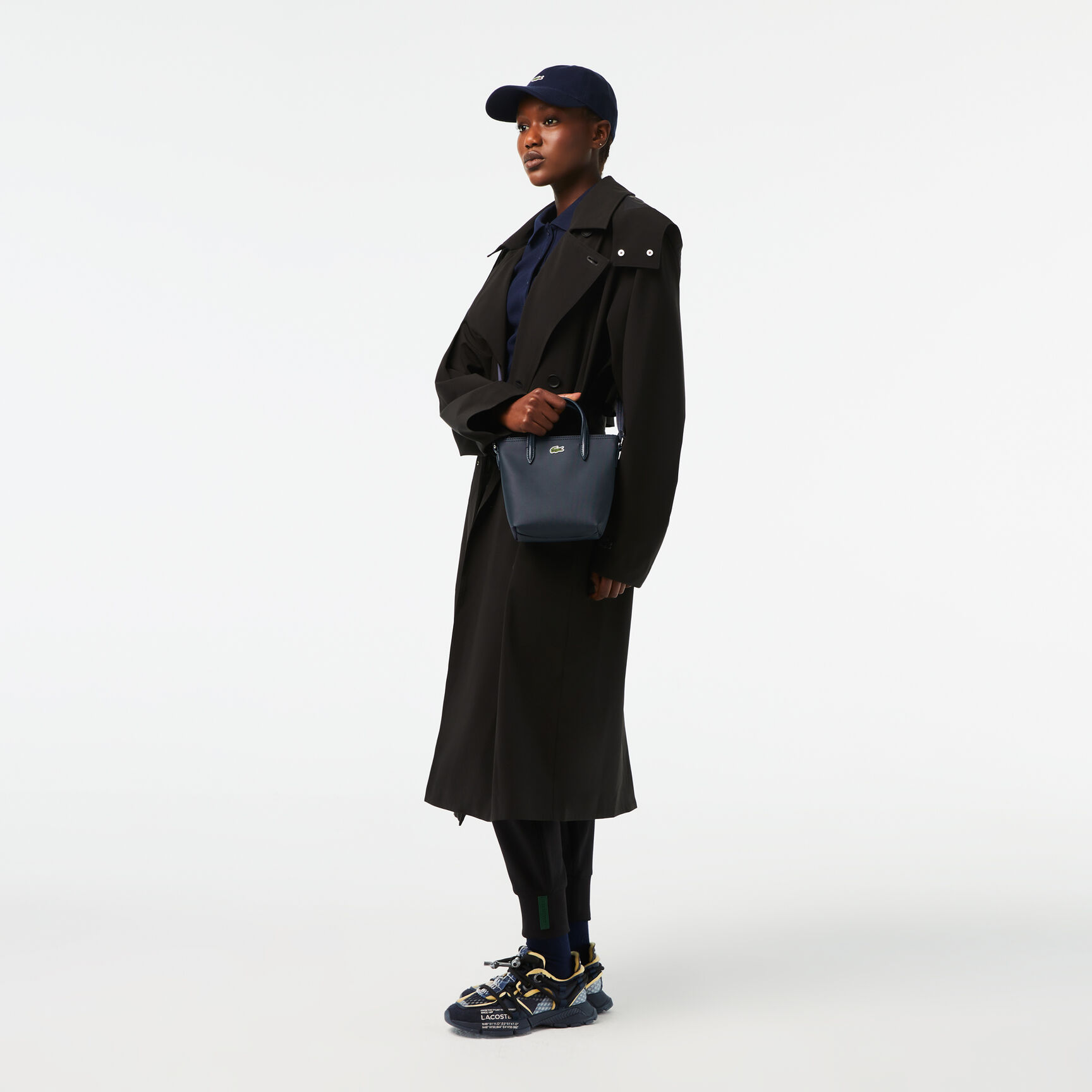 Women's L.12.12 Concept Petit Pique Coated Canvas Mini Zip Tote Bag Women's L.12.12 Concept Petit Pique Coated Canvas Mini Zip Tote Bag