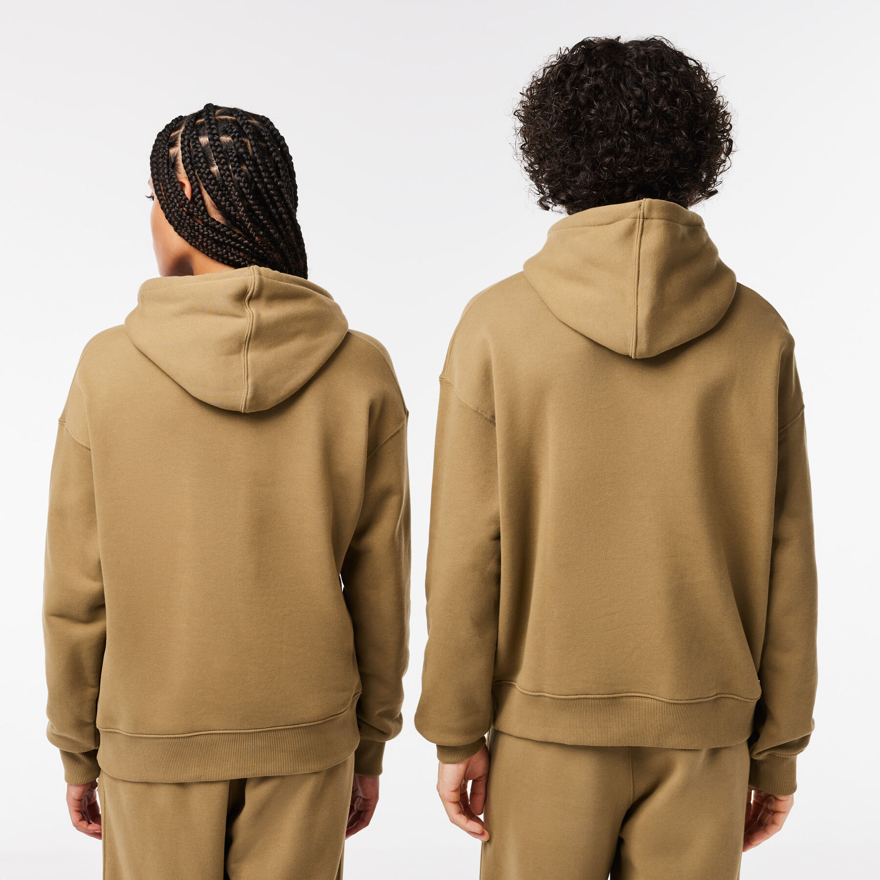 Unisex Loose Fit Hooded Organic Cotton Jogger Sweatshirt