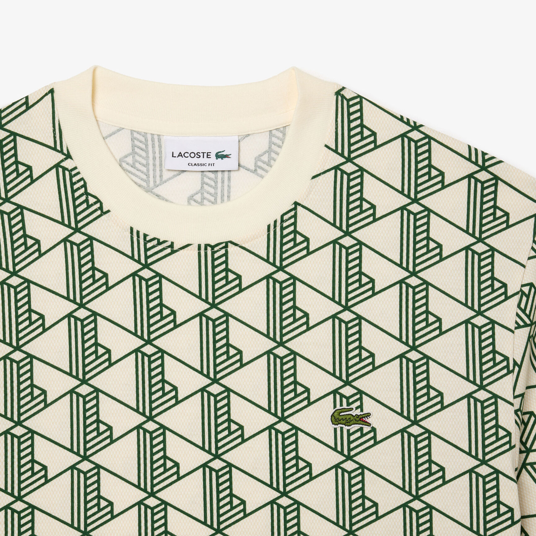 تيشيرت قطن مونوغرام