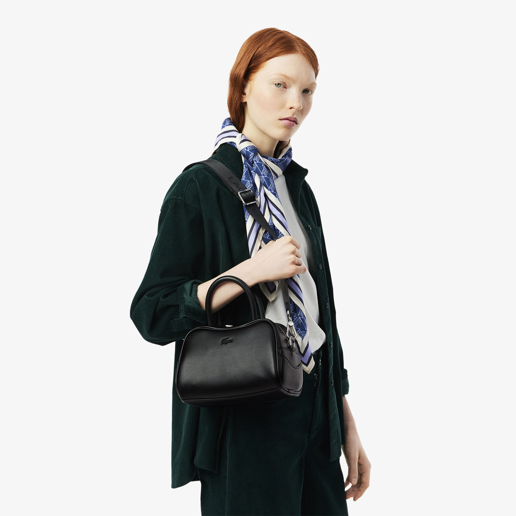 lacoste lora small leather purse
