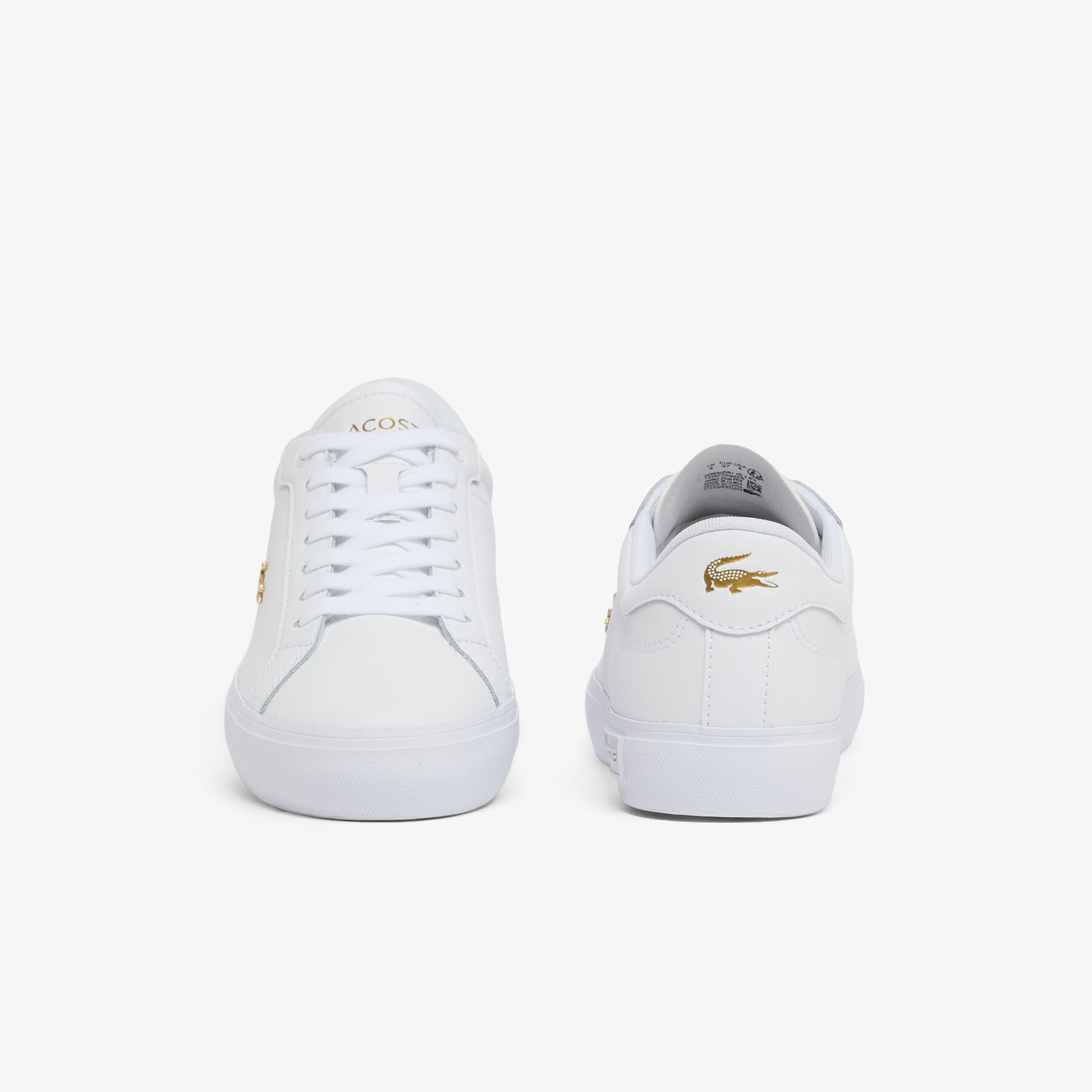 lacoste women s powercourt leather sneakers