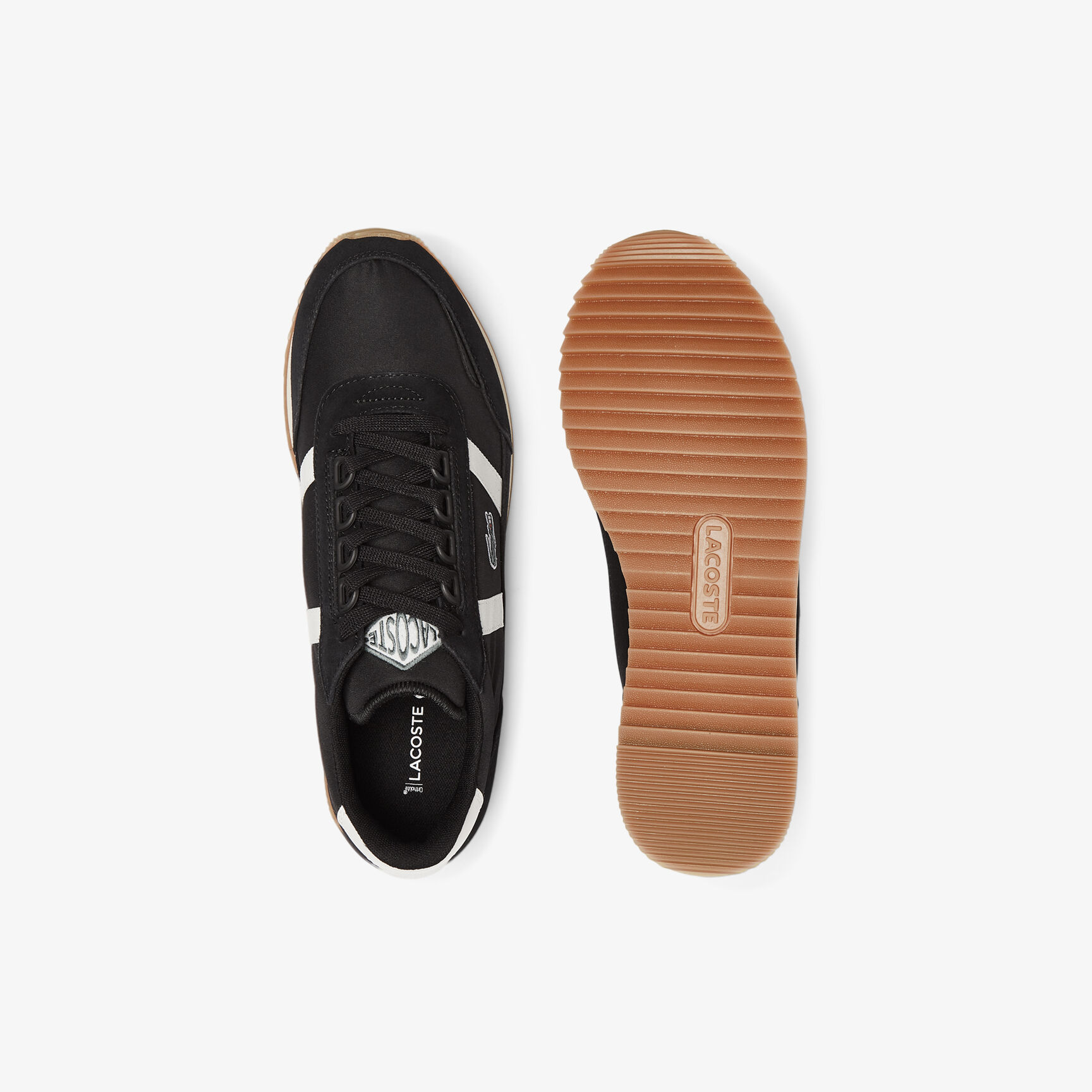 Men&rsquo;s Partner Retro Textile and Suede Trainers