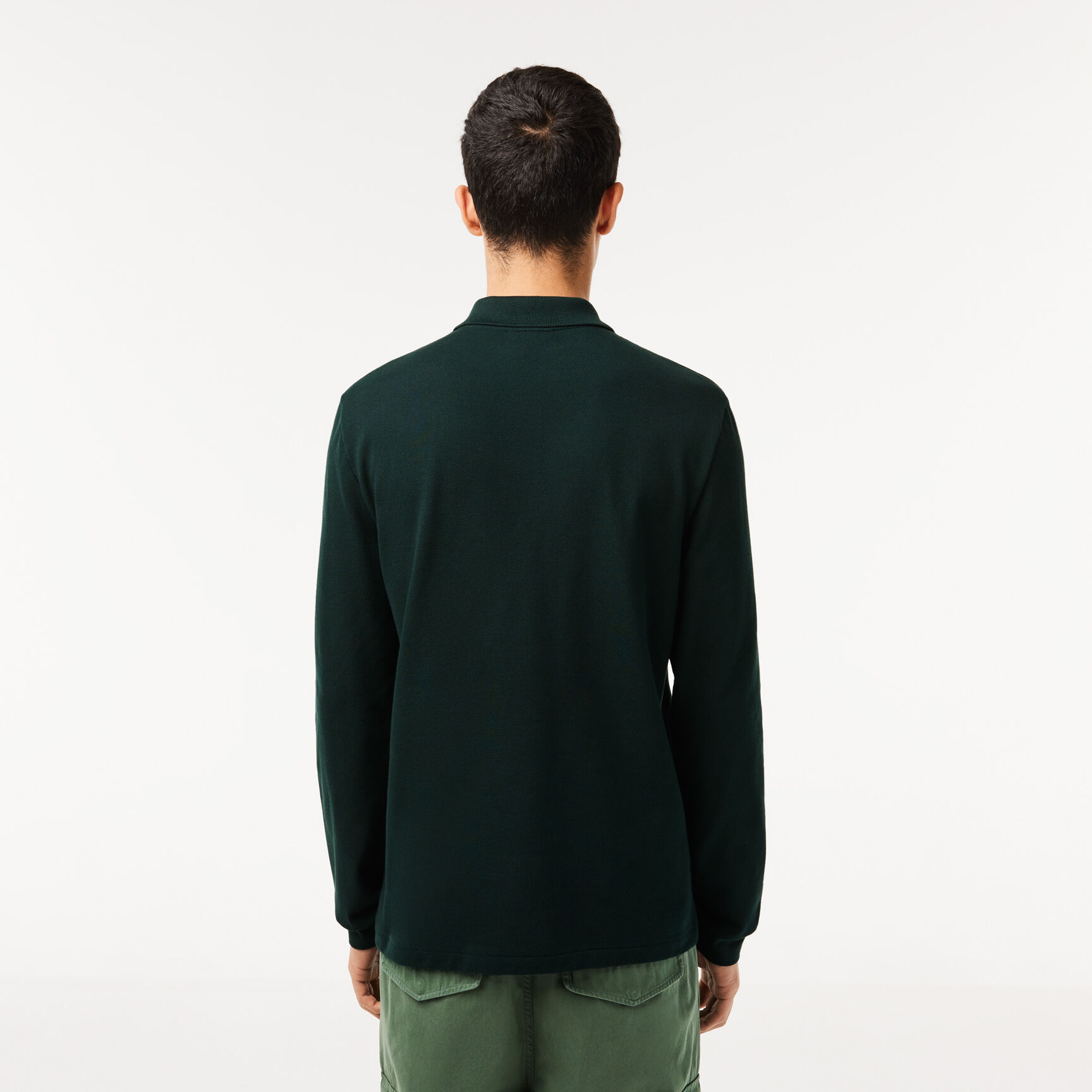 Classic Fit Long Sleeved L.12.12 Polo Shirt