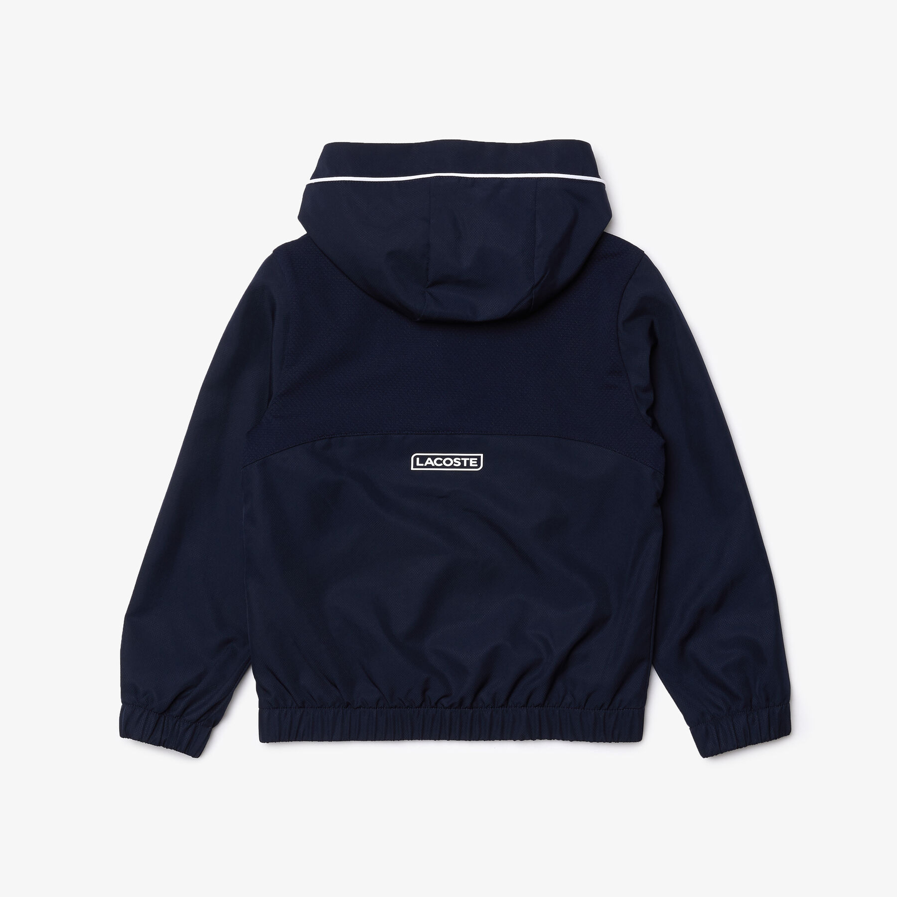 لاكوست بذلة رياضية للتنس مع غطاء رأس من مجموعة lacoste sport للأولاد