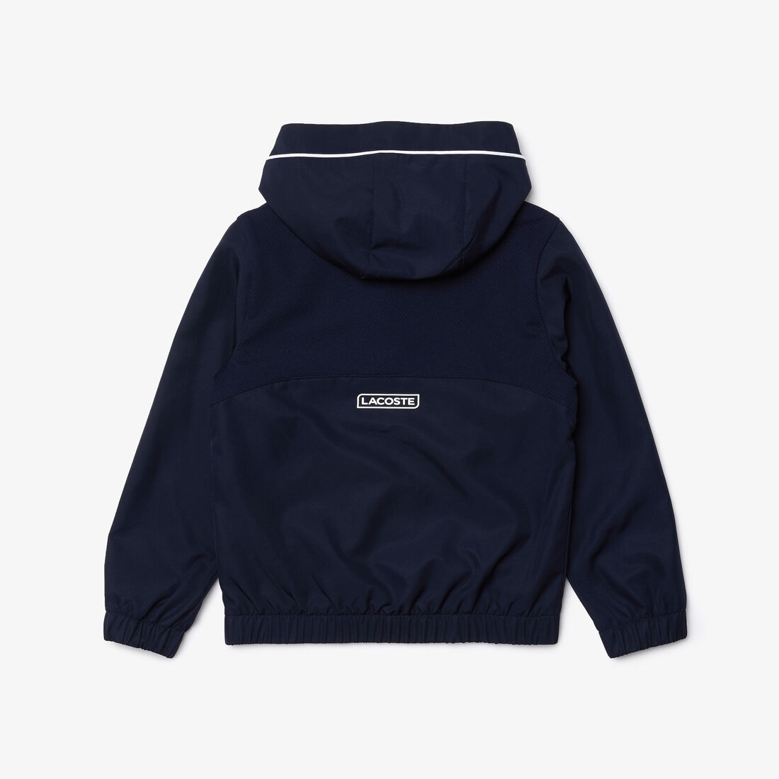 بذلة رياضية للتنس مع غطاء رأس من مجموعة Lacoste SPORT للأولاد بذلة رياضية للتنس مع غطاء رأس من مجموعة Lacoste SPORT للأولاد