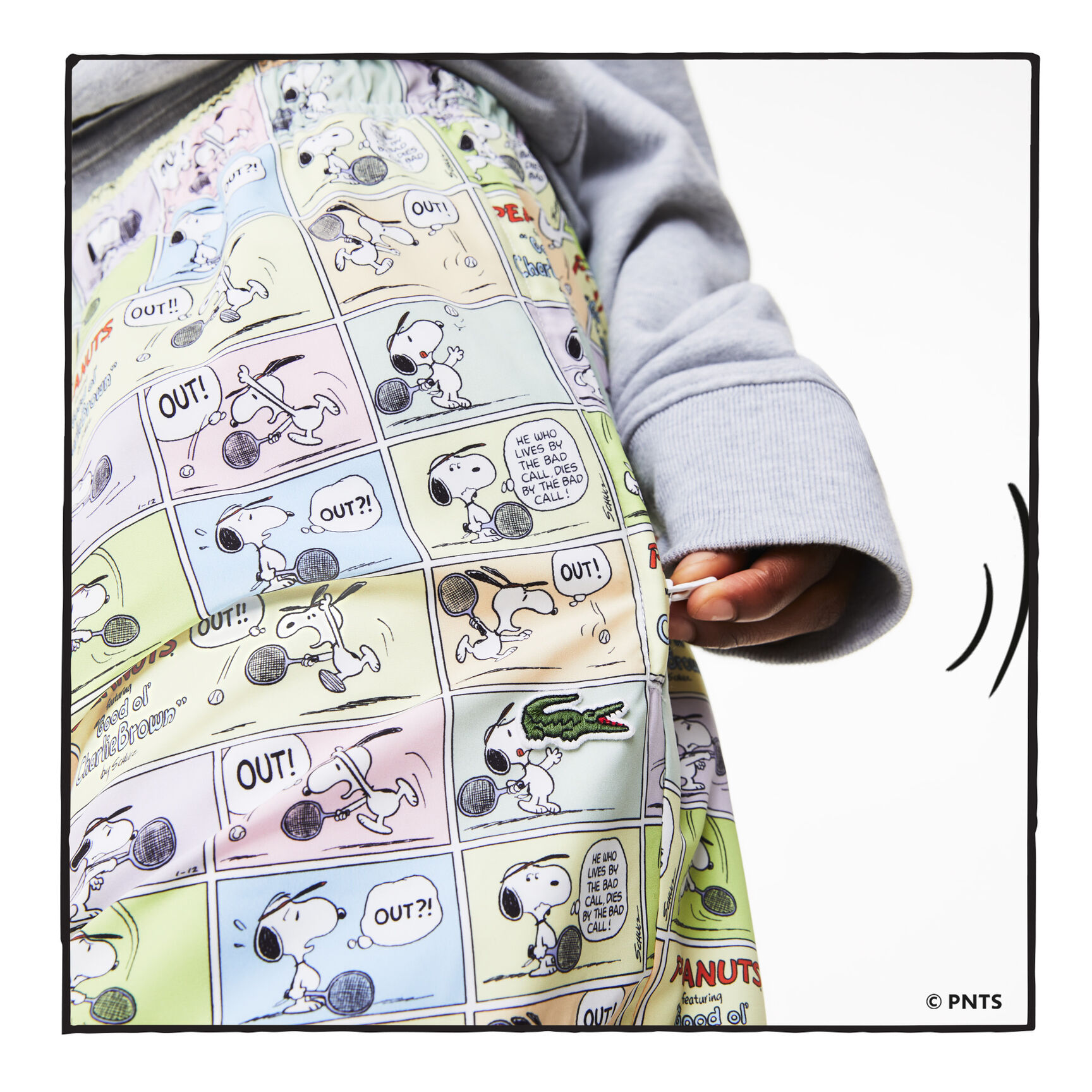 Unisex Lacoste x Peanuts Light Print Tracksuit Pants