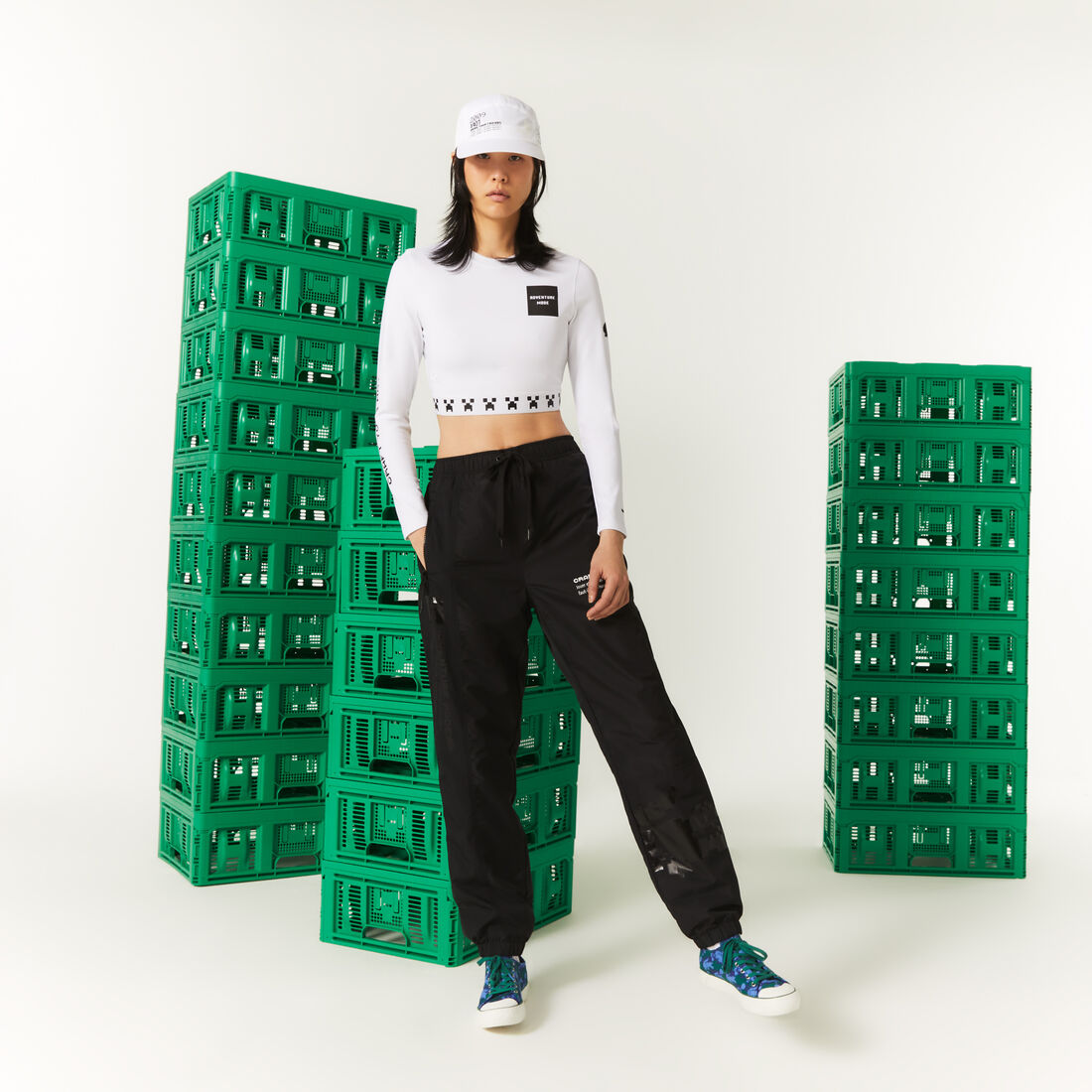 بنطال رياضي نايلون للجنسين مجموعة Lacoste L!VE x Minecraft بنطال رياضي نايلون للجنسين مجموعة Lacoste L!VE x Minecraft