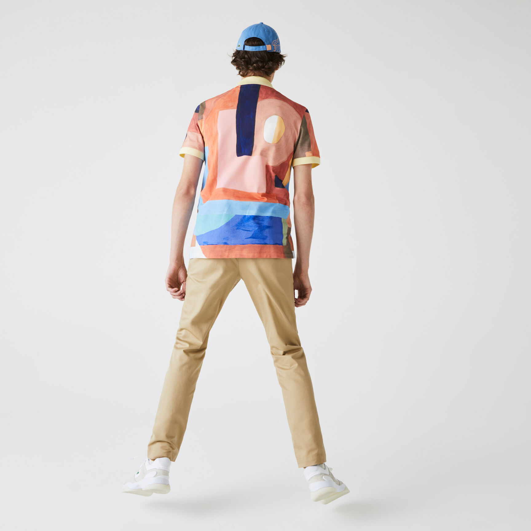 قميص بولو من بيكيه القطن للرجال قصة عادية قميص بولو من بيكيه القطن للرجال قصة عادية