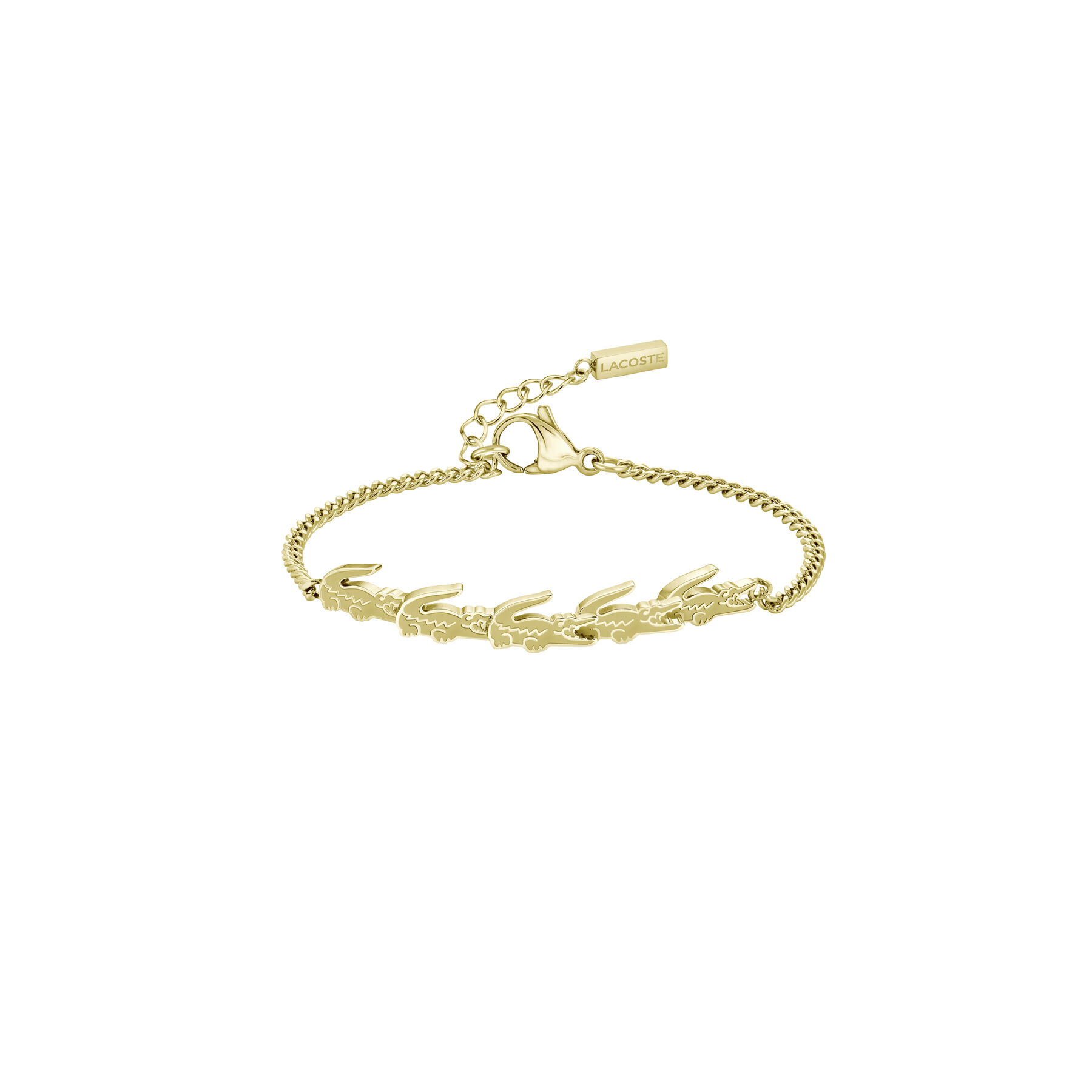 lacoste crocodile womens bracelet