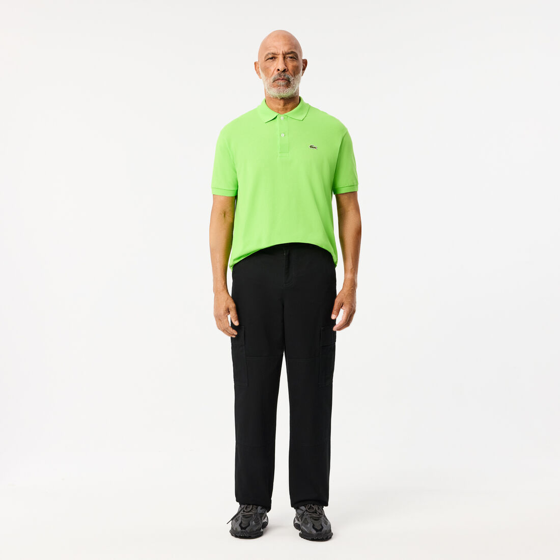 سروال قطني بقصّة مستقيمة