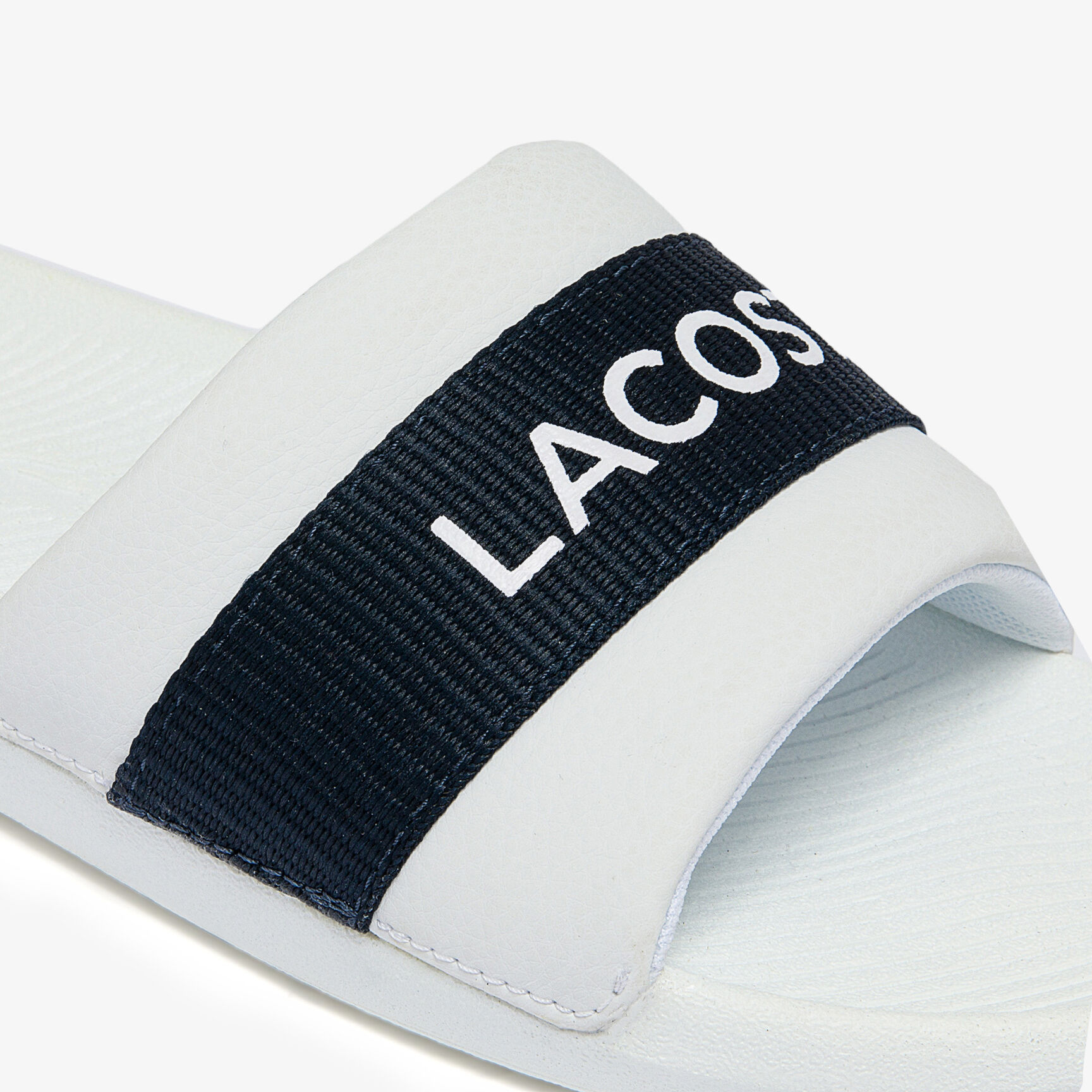 Men's Croco Slides Textile Logo