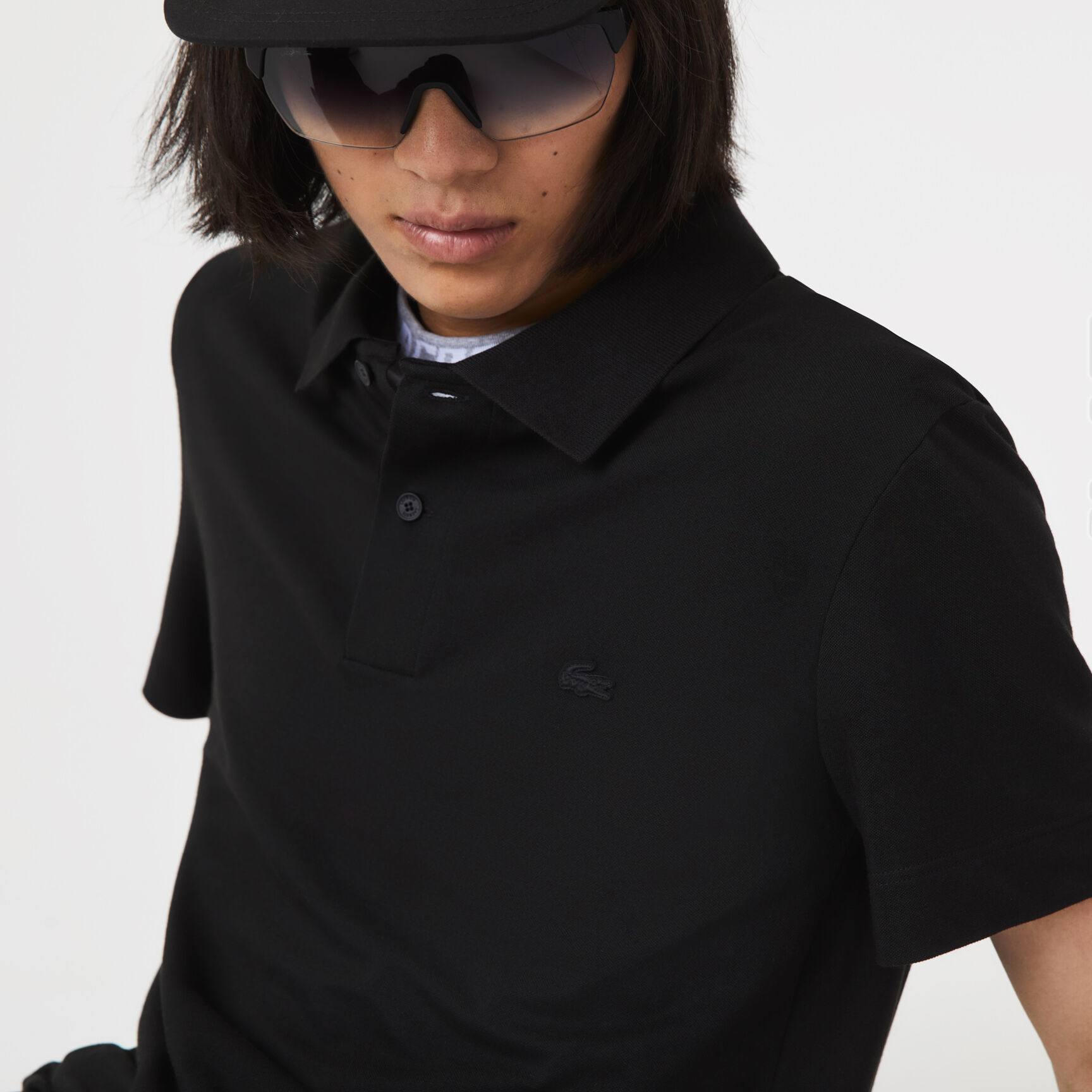 Men's Lacoste Slim Fit Organic Stretch Cotton Piqu&eacute; Polo Shirt