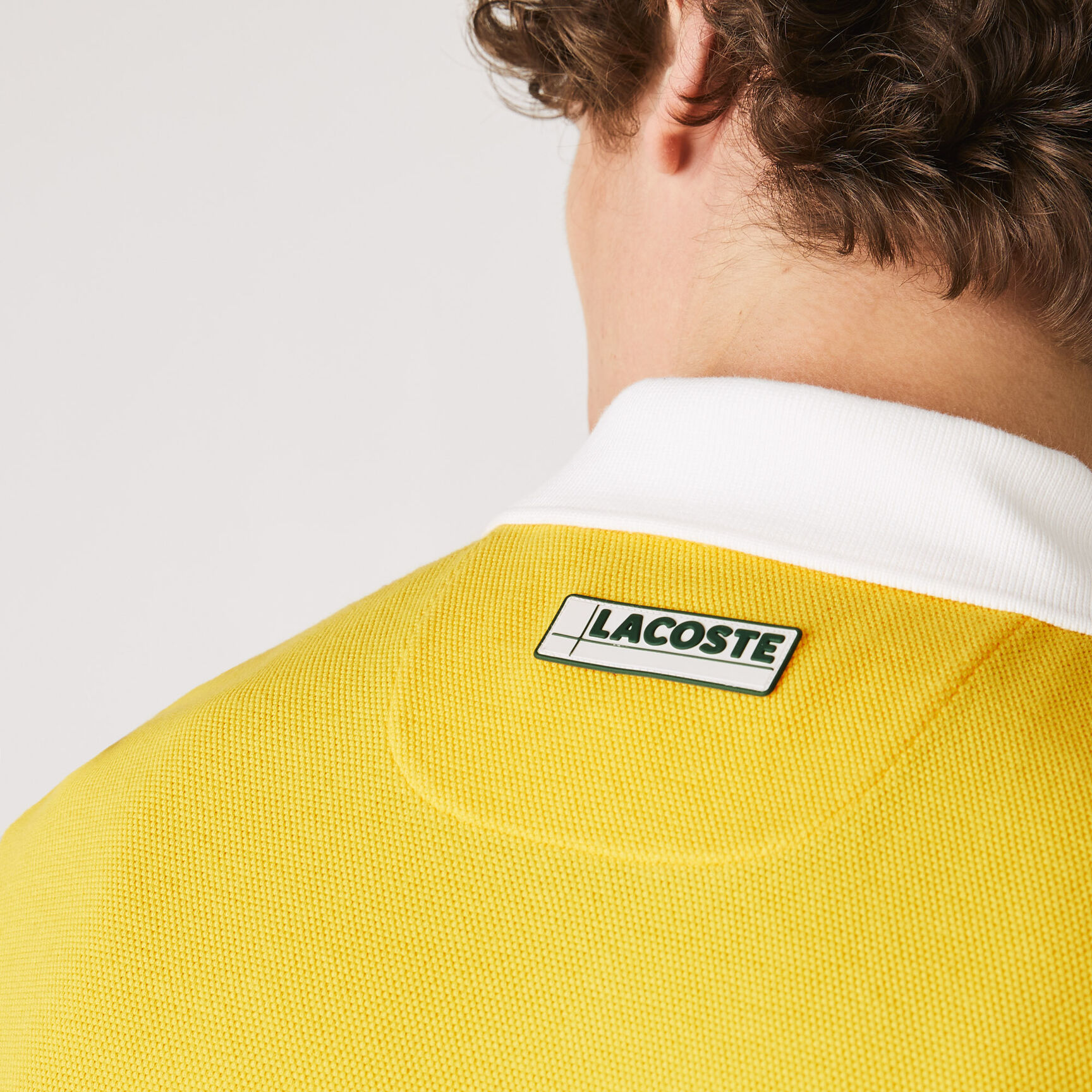Men's Lacoste Regular Fit Geometric Colourblock Piqu&eacute; Polo Shirt