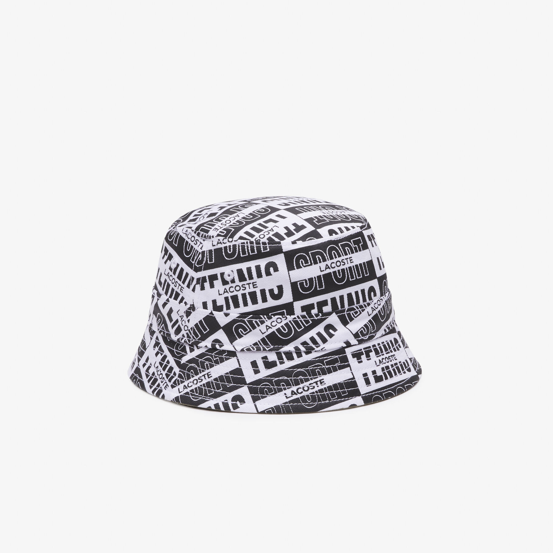 Reversible Printed Cotton Bucket Hat lacoste reversible printed cotton bucket hat