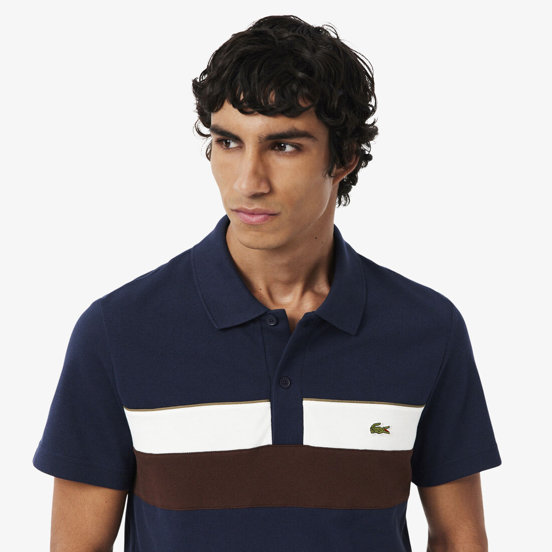 Regular Fit Colour-Block Petit Pique Polo Shirt Regular Fit Colour-Block Petit Pique Polo Shirt