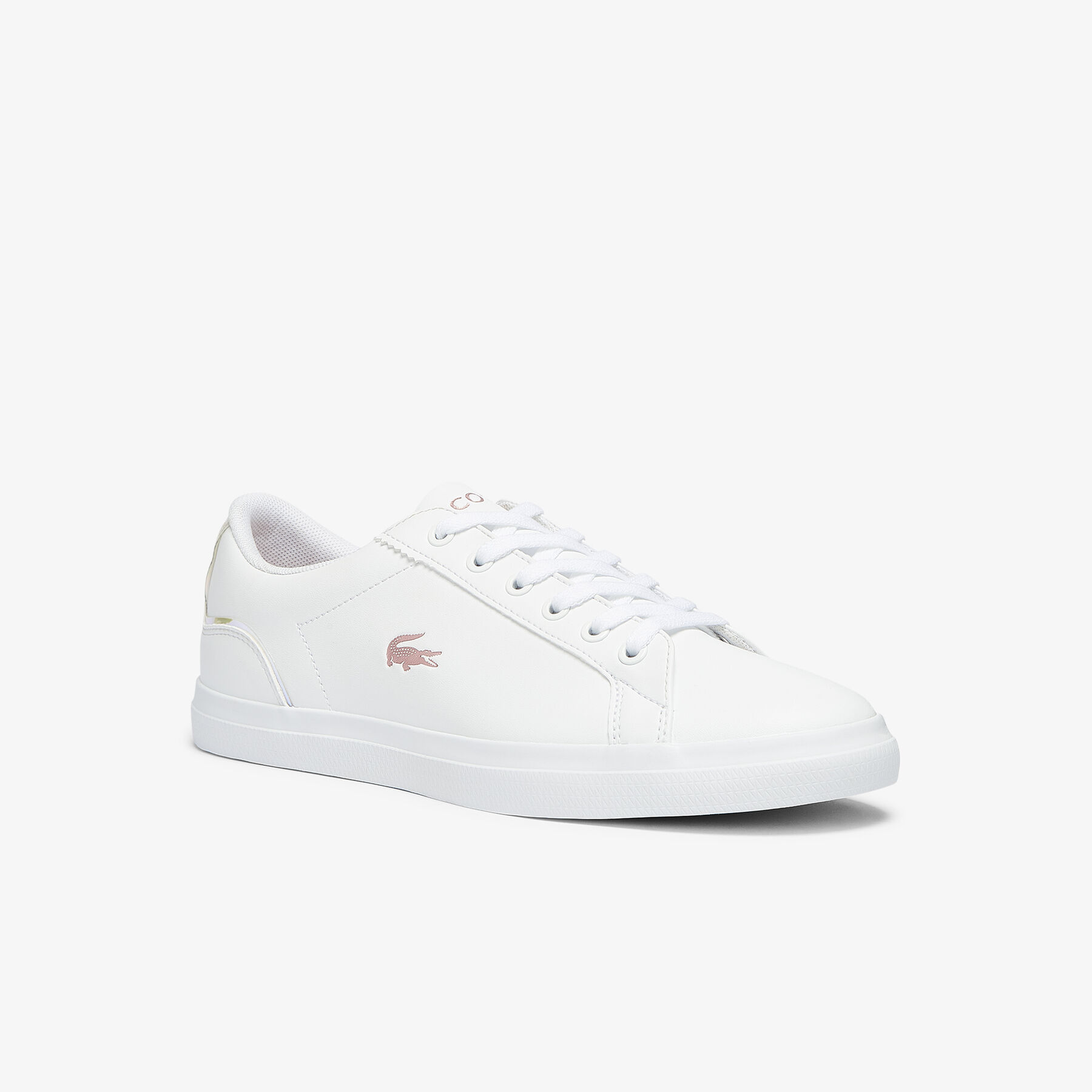 Juniors' Lerond Synthetic Iridescent Trainers lacoste juniors lerond synthetic iridescent trainers