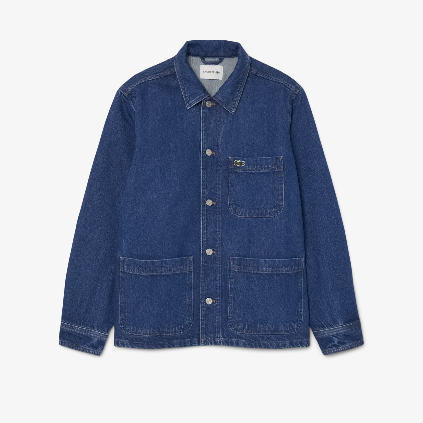 Heavy Cotton Denim Overshirt Jacket Heavy Cotton Denim Overshirt Jacket