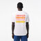 washed effect ombr  lacoste print t shirt