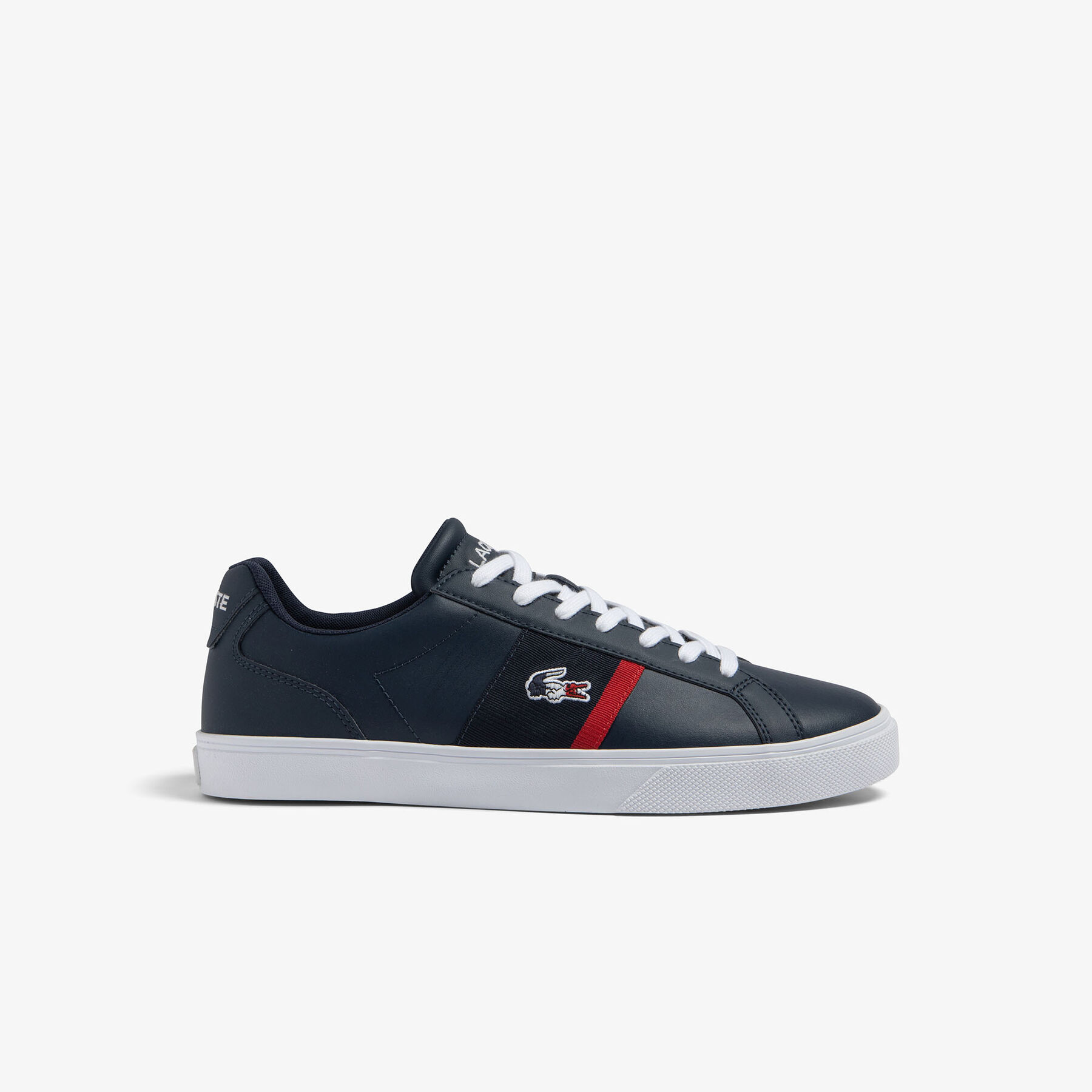 Men's Lacoste Lerond Pro Leather Tricolour Trainers men s lacoste lerond pro leather tricolour trainers