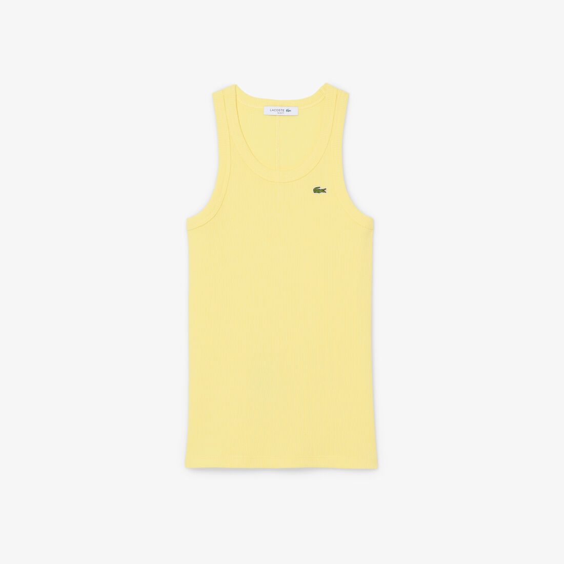 Slim Fit Ribbed Cotton Tank Top