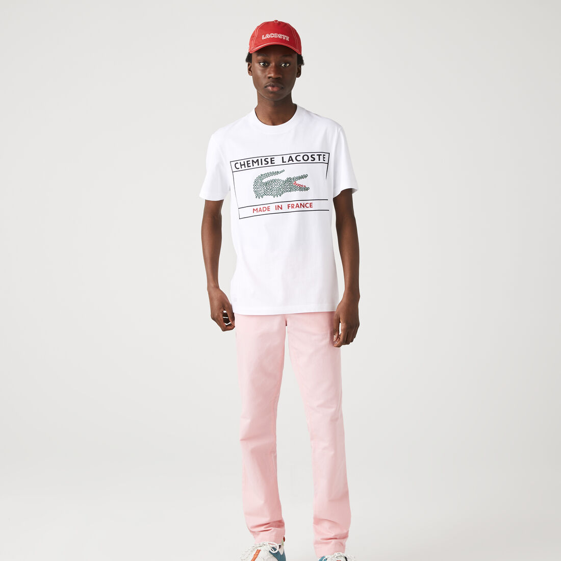 تيشيرت قطن عضوي بطبعة Made In France للرجال