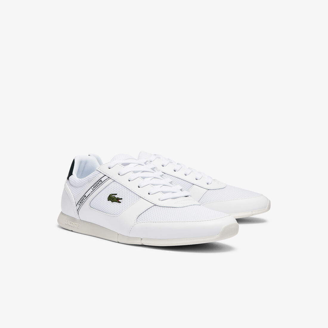 Men's Menerva Sport Textile and Leather Trainers Men's Menerva Sport Textile and Leather Trainers