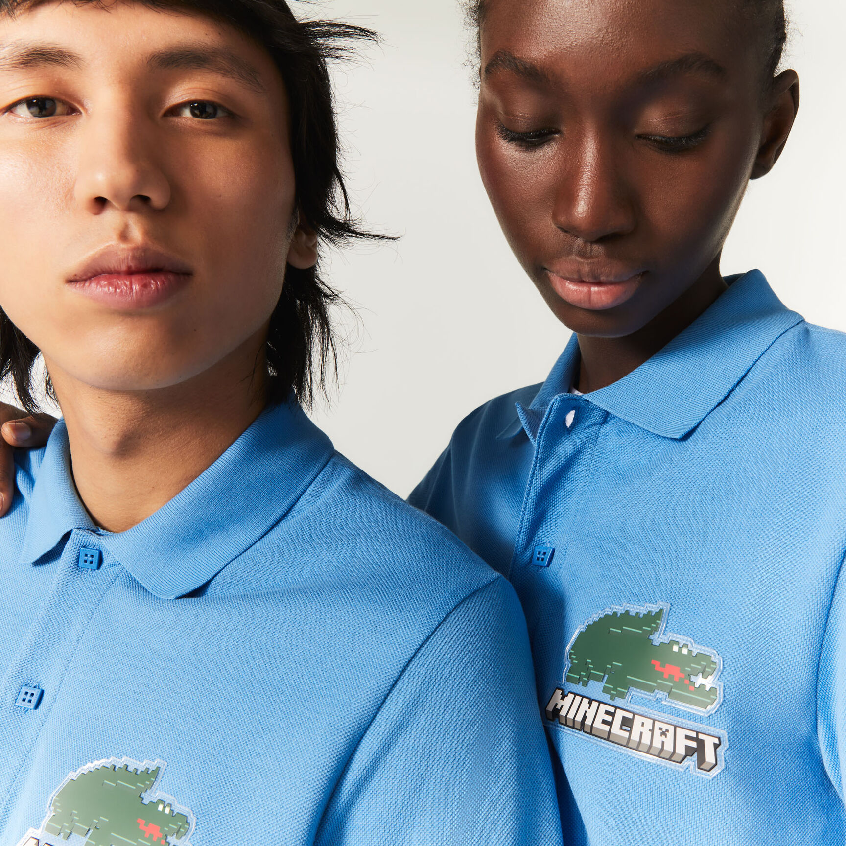 Unisex Lacoste x Minecraft Classic Fit Organic Cotton Polo Shirt Unisex Lacoste x Minecraft Classic Fit Organic Cotton Polo Shirt