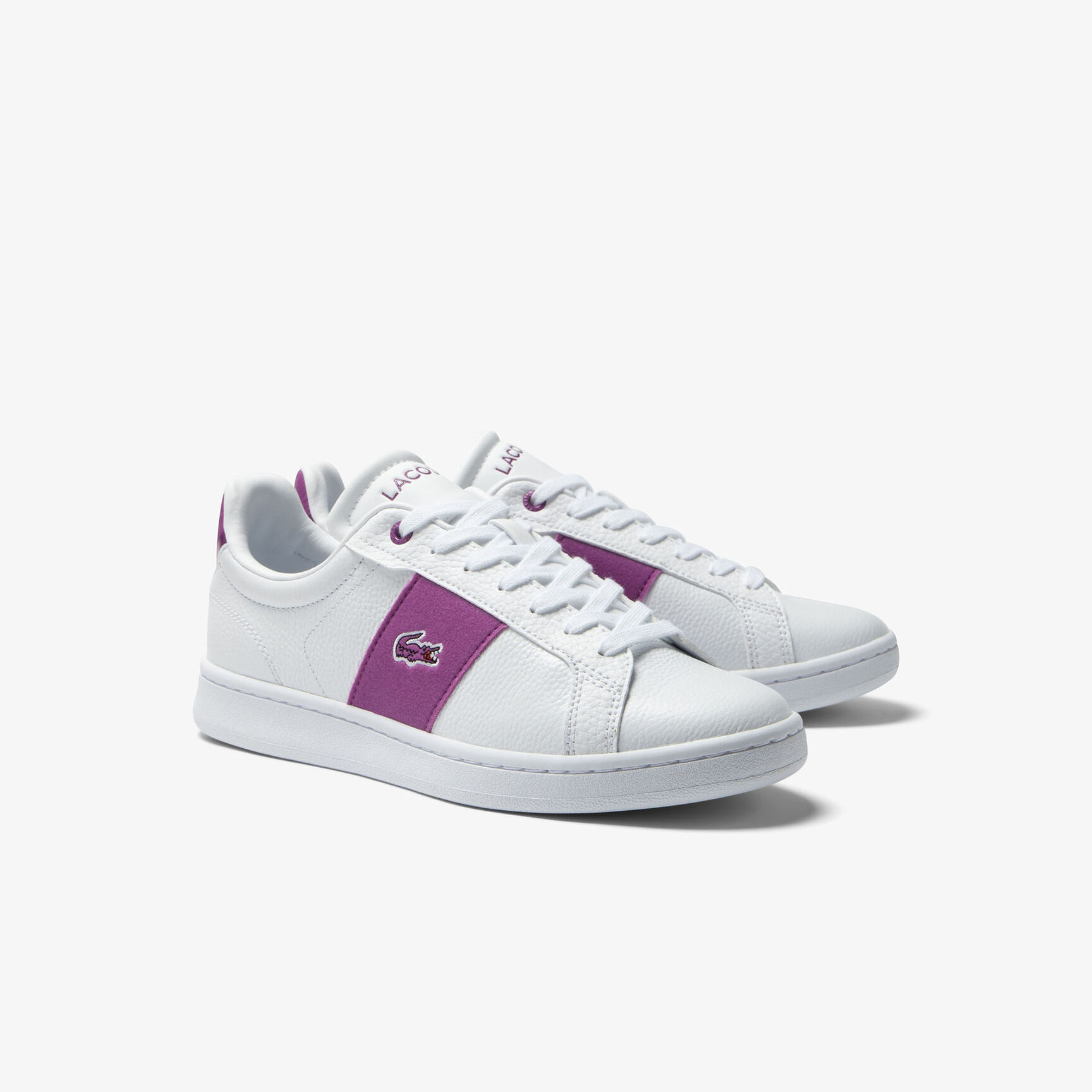 Women's Lacoste Carnaby Pro Leather Colour Block Trainers Women's Lacoste Carnaby Pro Leather Colour Block Trainers