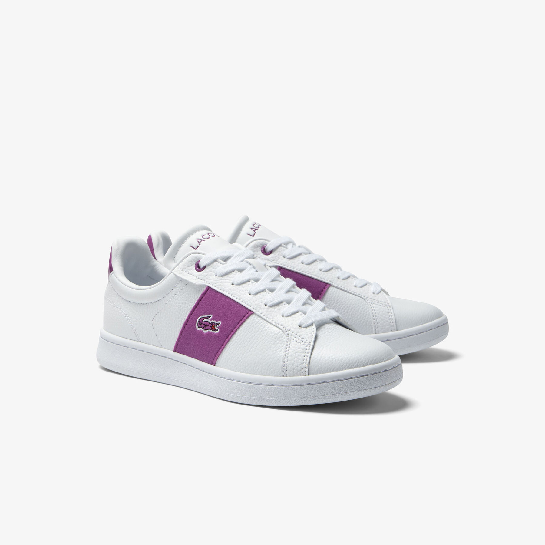 Women's Lacoste Carnaby Pro Leather Colour Block Trainers women s lacoste carnaby pro leather colour block trainers