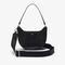 Small Chantaco Embossed Leather Half Moon Bag