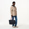 lacoste mid length water repellent oversized parka