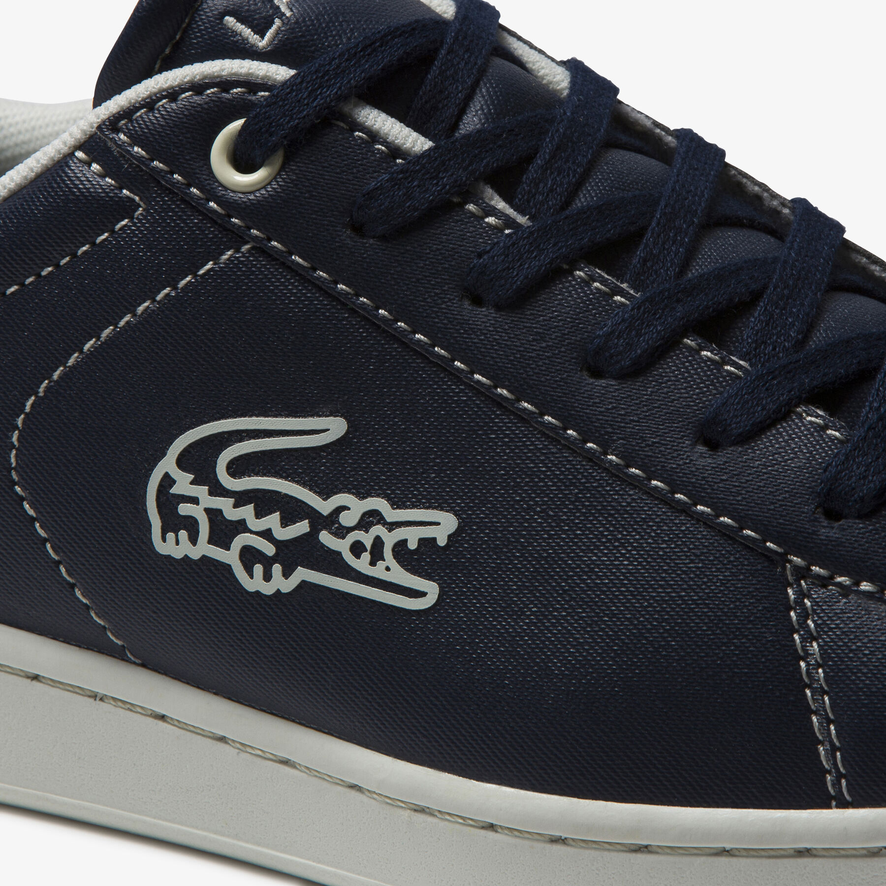 Juniors' Carnaby Evo Contrast-colour Lace-up Synthetic Sneakers lacoste juniors carnaby evo contrast colour lace up synthetic sneakers