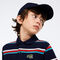 boys  lacoste badge striped cotton piqu  polo shirt