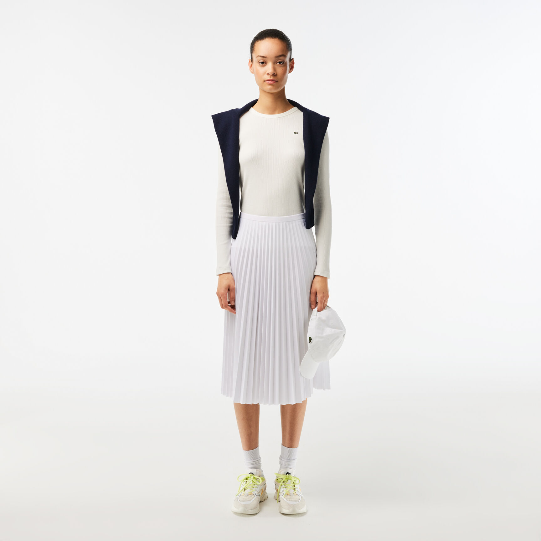 Women's Elasticised Waist Flowing Pleated Skirt